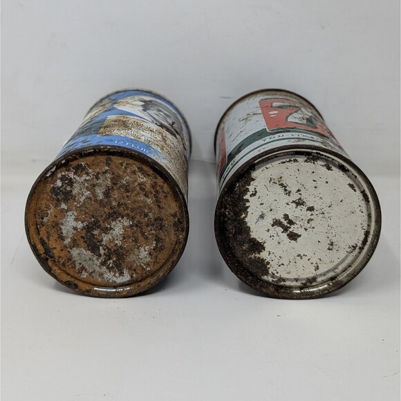 VTG Steel Soda Can Collection Coca Cola Diamond Coke Shasta RC 7up Distressed - Picture 11 of 16